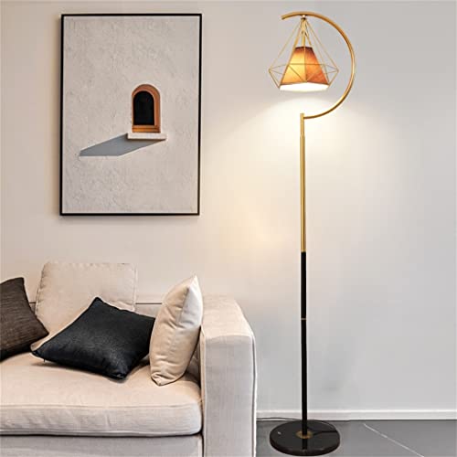 Diamond Shape Remote Control Vertical Desk Lamp Floor Lamp Nordic Living Room Bedroom Sofa (Color: E, Size: As Shown)