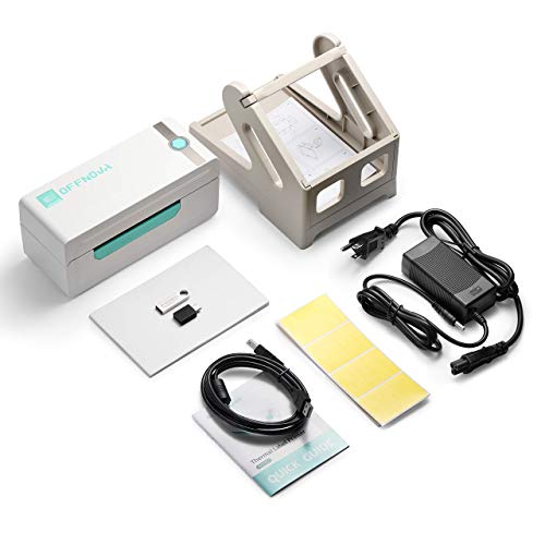 OFFNOVA Bluetooth Thermal Label Printer with a Stack of 500 4" x 6" Shipping Thermal Direct Label, Bundles