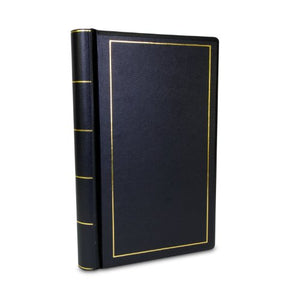 Wilson Jones Corporate Minute Book, Letter Size 8.5 x 11 Inches, 125 Pages/250 Sides, Black (W0395-11)