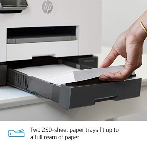 HP OfficeJet Pro 9025 All-in-One Wireless Printer Single-pass (Automatic) Document Feeder and Two Paper Trays  Smart Home Office Productivity  Instant Ink and Amazon Dash Replenishment Ready (1MR66A)