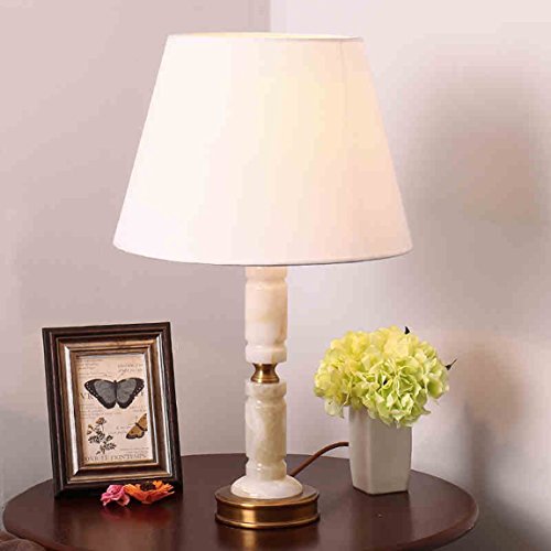 HZB The Simplicity Of Modern Living Room Lamp Bedroom Bedside Lamp Creative Fashion Marble Lamp