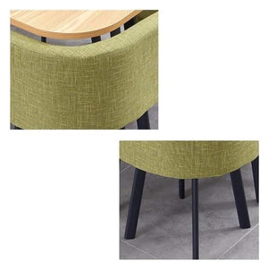 DioOnes Table Set - Modern Round Dining Table & Chair Combination for Office or Living Room