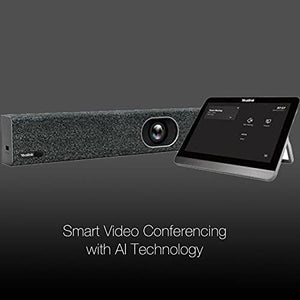 Global Teck Worldwide Yealink A20-020-ZOOM Certified MeetingBar Conference System with CTP18 Touch Console - Teams, Zoom, Skype Compatible - by GTW