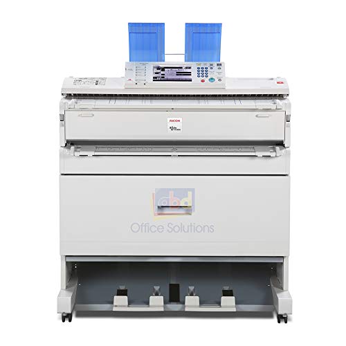 Ricoh Aficio MP W3601 Monochrome Wide Format Scanner - 6.4cpm, A1, A0, 36 x 590, 600dpi, Very Low Meter Count
