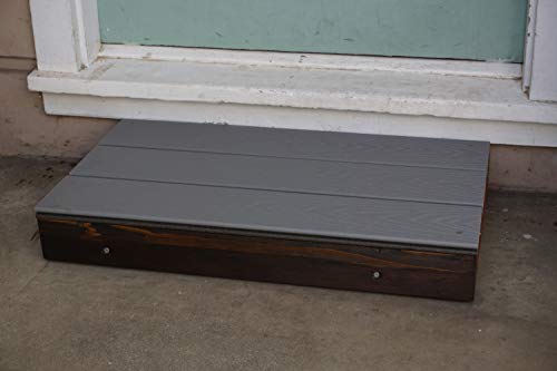 KR Ideas Outdoor Intermediate Step (Made in The USA) (Grey 48" Long)
