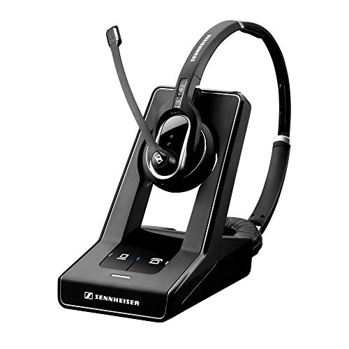 Sennheiser SD Pro 2 (506008) - Double-Sided Multi Connectivity Wireless Headset for Desk Phone & Softphone/PC Connection, Ultra Noise-Cancelling Microphone (Black)