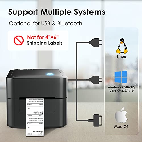 iDPRT Bluetooth Label Printer - 2022 Ultra Fast Thermal Label Printer, 1"-3.15" Width Wireless Label Maker with APP for Barcode, Address, Mailing, Filling etc, Support Windows, Mac, iOS& Android