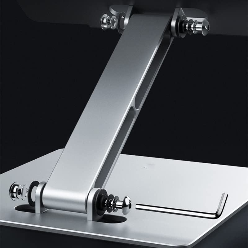 ZYSXJMY Laptop Stand Riser Height Adjustable Aluminum Foldable Tablet Stand Desktop Notebook Cooling Holder for