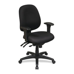 Lorell High-Performance Task Chair, 27-1/4 by 25-1/4 by 41-1/2-Inch, Black
