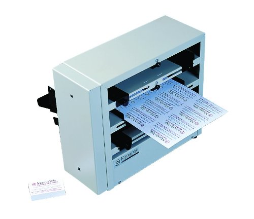 Martin Yale High-Capacity Business Card Slitter with Score and Perf, 10up Format, Gray (PREBCS410)