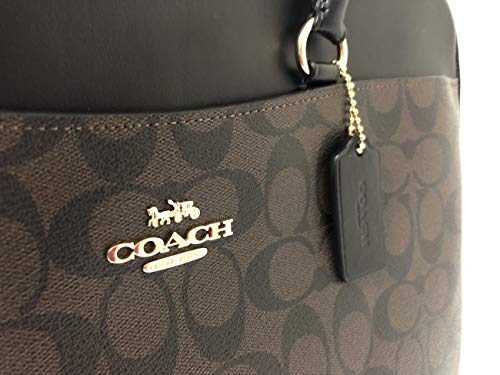 COACH Signature Laptop Bag Brown/Black One Size