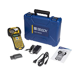 Brady M210 Portable Label Printer Kit (M210-KIT), Yellow/Black