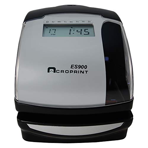 Acroprint ES900 Electronic Payroll Recorder/Time Stamp/Numbering Machine