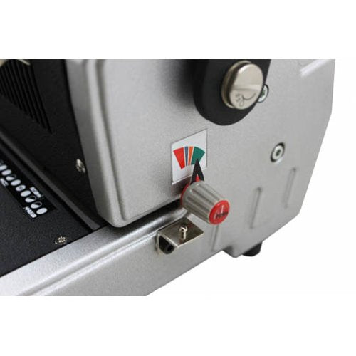 Akiles Coilmac-ER 41 Plus Manual Coil Punch with Electric Coil Inserter, Special 4 x 5mm Oval Holes, Fully Disengageable Pins, Letter 4:1 pitch (0.248"), Extended Single Punching Length (13")
