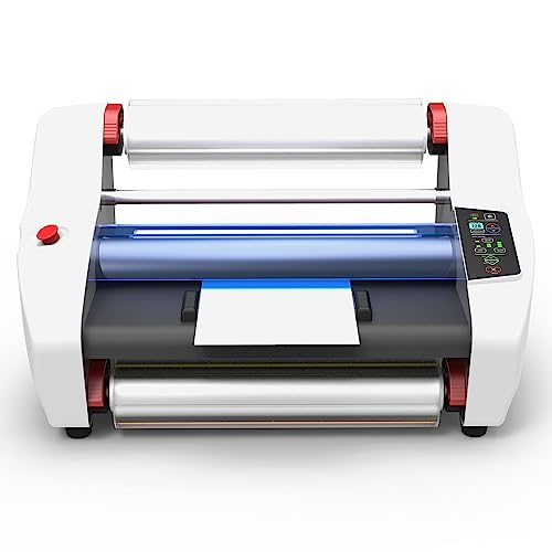 POVOKICI Desktop Thermal Roll Laminator 13.78in/350mm for A3/A4 UV DTF Film