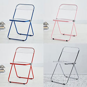 J-DYHGB Folding Back Rest Chair with Metal Frame - Ergonomic Office Stacking Chair