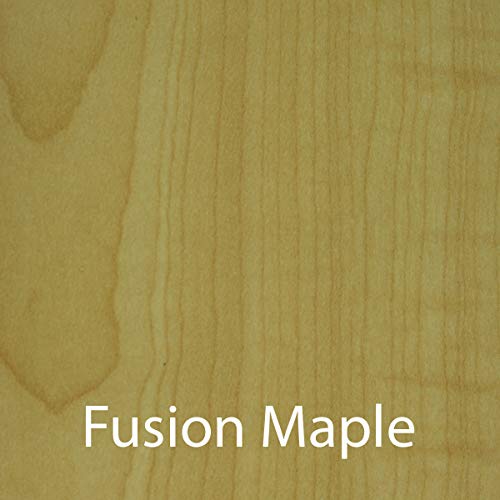 Correll 36" High Standing/Stool Height Utility Table, 36" High x 72" Fusion Maple Top, Black Frame - LT3672-16