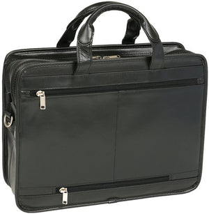 McKleinUSA Clinton 88445 Black 17 Detachable-Wheeled Laptop Case, One Size Blk