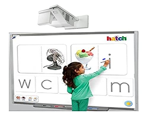 SMART Electronic Interactive Dry Erase Board (7ft x 4ft) with Short Throw Projector & Speakers