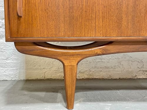 Lschool Mid Century Modern Sculptural Credenza/Media Stand/Sideboard