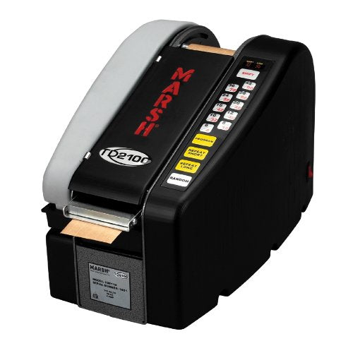 MARSH TD2100 Portable Electric Tape Dispenser with US Inch Increments, 110/120V, 60 Hz, 18.9" Length x 10-1/2" Width x 13.7" Height