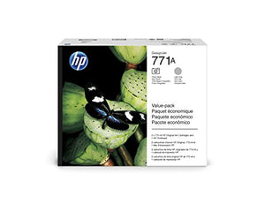 HP P2V50A Printhead: 771A Photo Original Ink Cartridge Value Pack Black/Light Gray