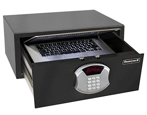 Honeywell Safes & Door Locks - 5805 Pull-Out Drawer, Security Safe with Digital Lock, Sliding Cabinet Drawer, 0.74-Cubic Feet, Steel, Black Finish