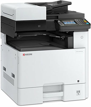 Kyocera 1102P42US0 Model ECOSYS M8124cidn Color A3 MFP Multi-Function Laser Printer (Print/Scan/Copy/Fax), 24 ppm Color, Resolution 600 x 600 dpi Up To Fine 1200 x 1200 dpi, Duplex, HyPAS Capable