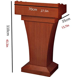 ZEELYDE Acrylic Lectern Podium Stand - Modern Design for Speeches, Presentations, and Events