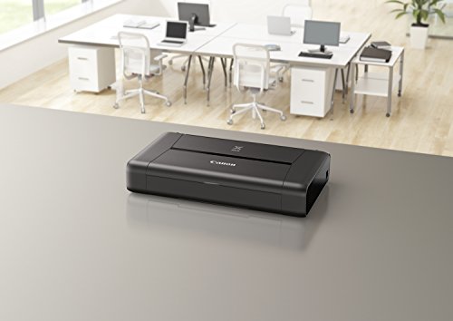 Canon IP110 Photo Printer, 9.0PPM, 50Sht Cap, 12-Inch x7-Inch x2-1/2-Inch, BK