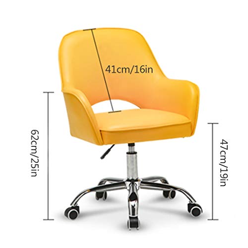 TGO Modern Accent Armchair Lounge Chair Classic Desk Computer Chair Office Chair Sofa Chair Video Game Chairs Steel Foot Base Rotatable