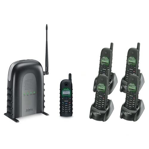 EnGenius Durafon PSL Long Range Cordless Phone System + Extra Handsets