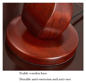 MaGiLL Desk Lamp American Retro Solid Wood Table Lamp