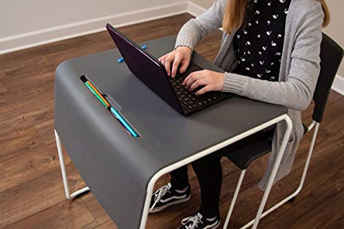 Luxor Lightweight Stackable Student Desk and Chair - 4 Pack