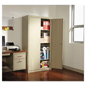 Alera ALECME7218PY Economy Assembled Storage Cabinet, 36w x 18d x 72h, Putty