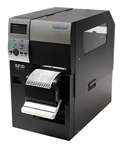 Printronix SL/T4M 252205-001 RFID Thermal Barcode Label Printer Parallel USB Serial Network Rewinder 203DPI