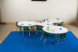 Learniture Structure Series Preschool Chairs, 12" Seat Height, Green, LNT-112-CSW-GN-20 (20 Chairs)