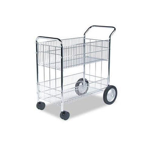 Fellowes Wire Mail Cart 39.25x18x38.5 CD80 - Pack of 2