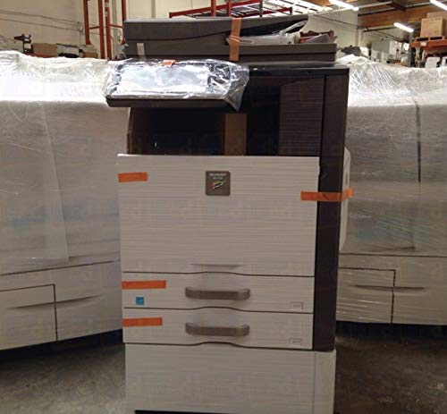Renewed Sharp MX-3640N Color Copier Printer Scanner All-in-One MFP - 36 ppm, Copy, Print, Scan, RSPF, Duplex, 2 Trays, Cabinet (Renewed)