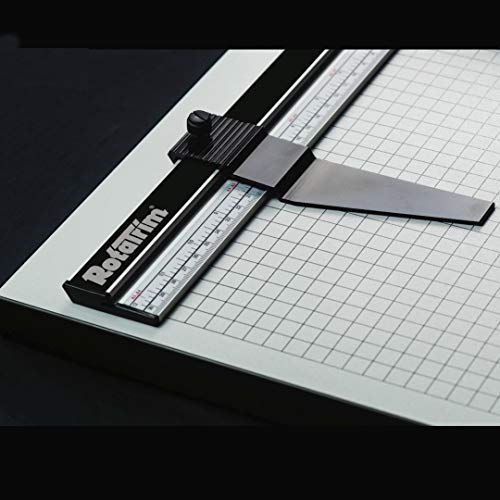 Rotatrim Pro 24 Inch Cut Professional Paper Cutter/Trimmer Precision Rotary Trimmer with Self-Sharpening Precision Steel Blades & Twin Stainless Steel Guide Rails (RCPRO24i)