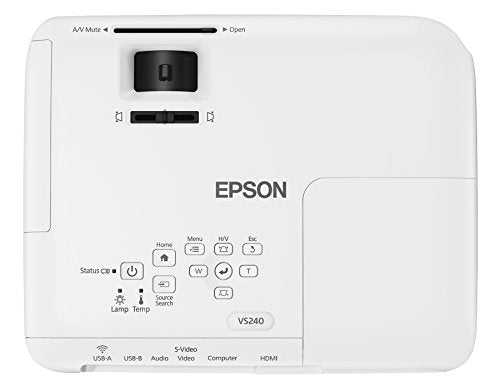 Epson VS240 SVGA 3LCD Projector 3000 Lumens Color Brightness