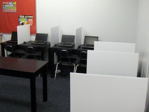 Test Dividers RSB-W Set (Regular Size Boards - White) 24 Boards and 24 Stands 24" x 18"