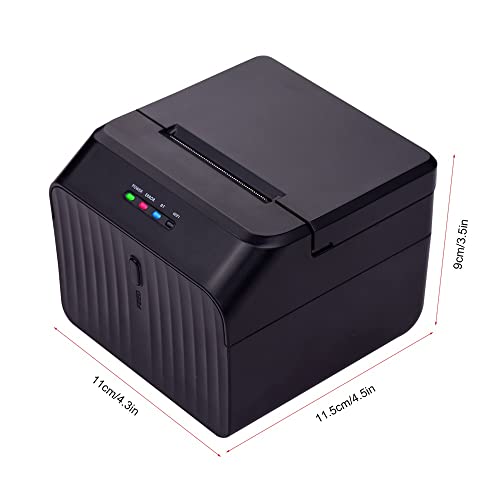 Desktop 58mm Thermal Receipt Printer Wired Barcode Printer USB BT Connection ESC/POS Command