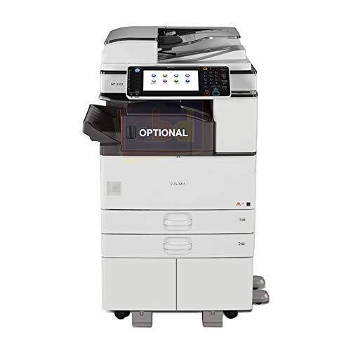 Ricoh Aficio MP 3053 Ledger/Tabloid-Size Monochrome Laser Multifunction Copier - 30ppm, Copy, Print, Scan, Network, Auto Duplex, 2 Trays, Stand