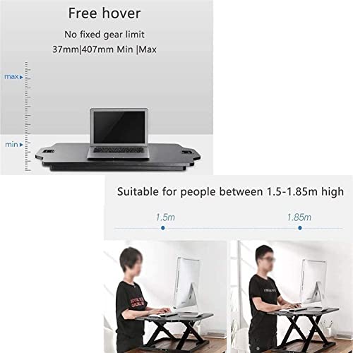 Portable Laptop Table Standing Desk Converter Sit Stand Desk Riser