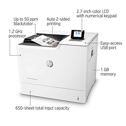 HP Color Laserjet Enterprise M652dn (Renewed)