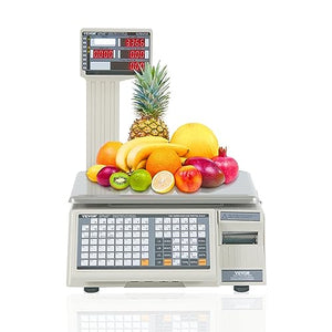 VEVOR Electronic Price Computing Scale, 66 LB Digital Deli Weight Scales