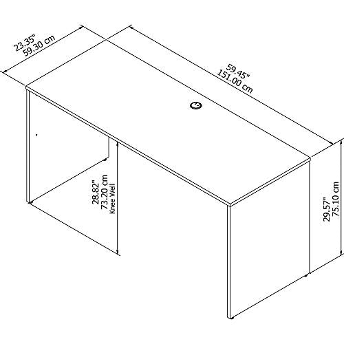 Bush Furniture Commerce 60W Credenza Desk