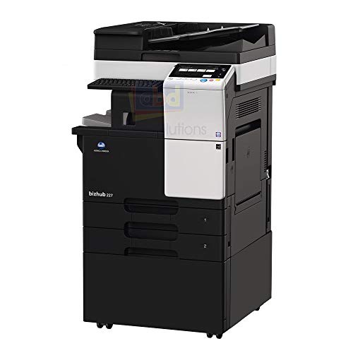 Konica Minolta Bizhub 227 A3 Monochrome Laser Multi-Function Copier - 22ppm, Copy, Print, Scan, Auto Duplex, Network, 1800 x 600 DPI, 2 Trays, Stand