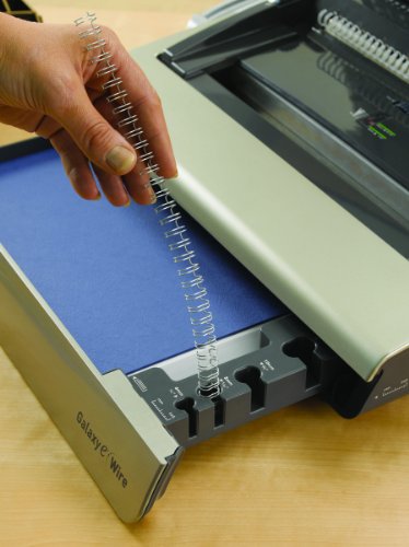 Fellowes Galaxy Electric Binding Machine for Large Offices - 34-Hole, 130 Sheet Wire Binder - Graphite